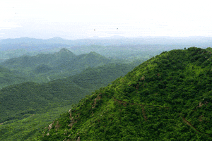 Montañas Aravalli en Rajastan