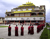 Templo budista en Sikkim